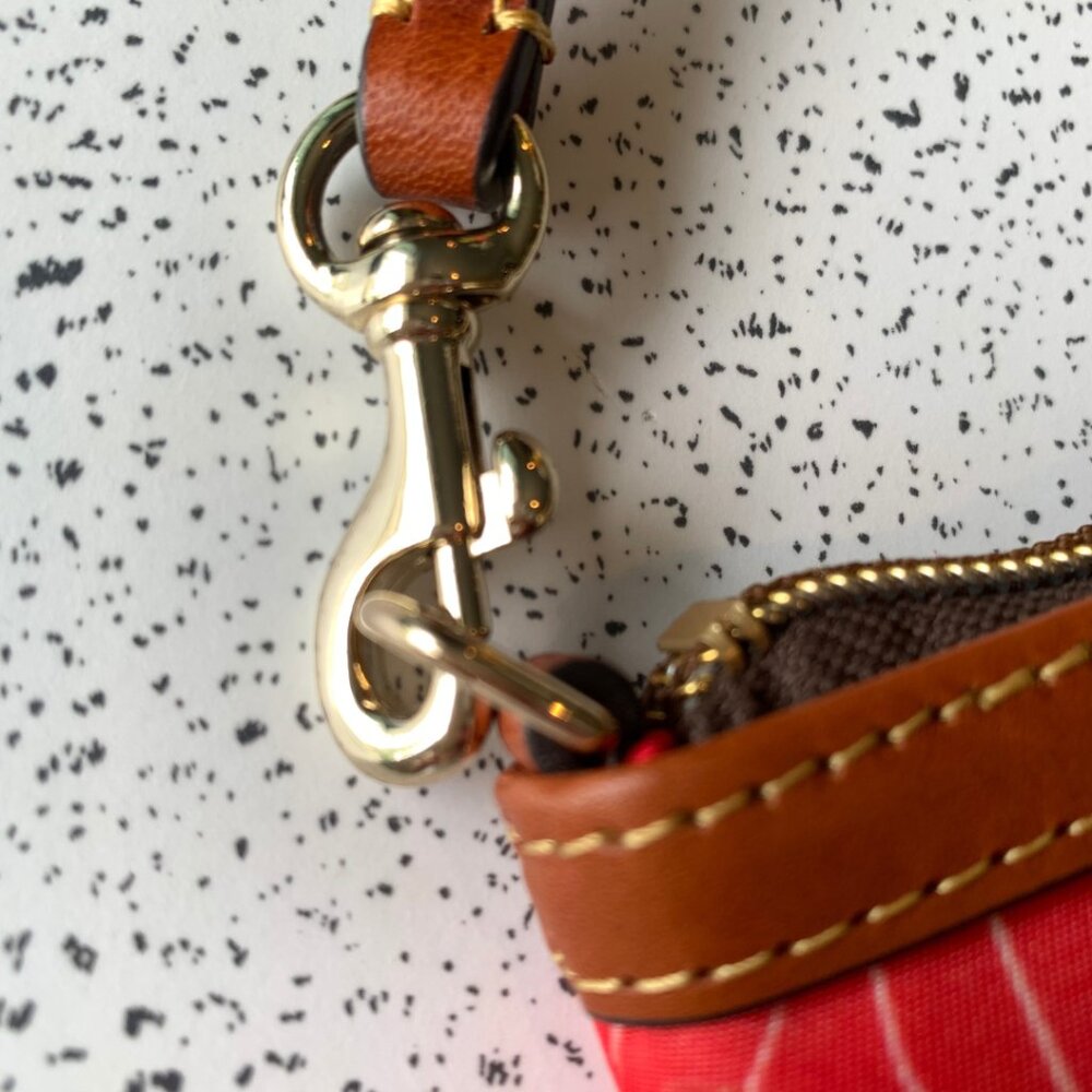 Dooney & Bourke Red Boston Red Sox Wristlet - Picture 7 of 16